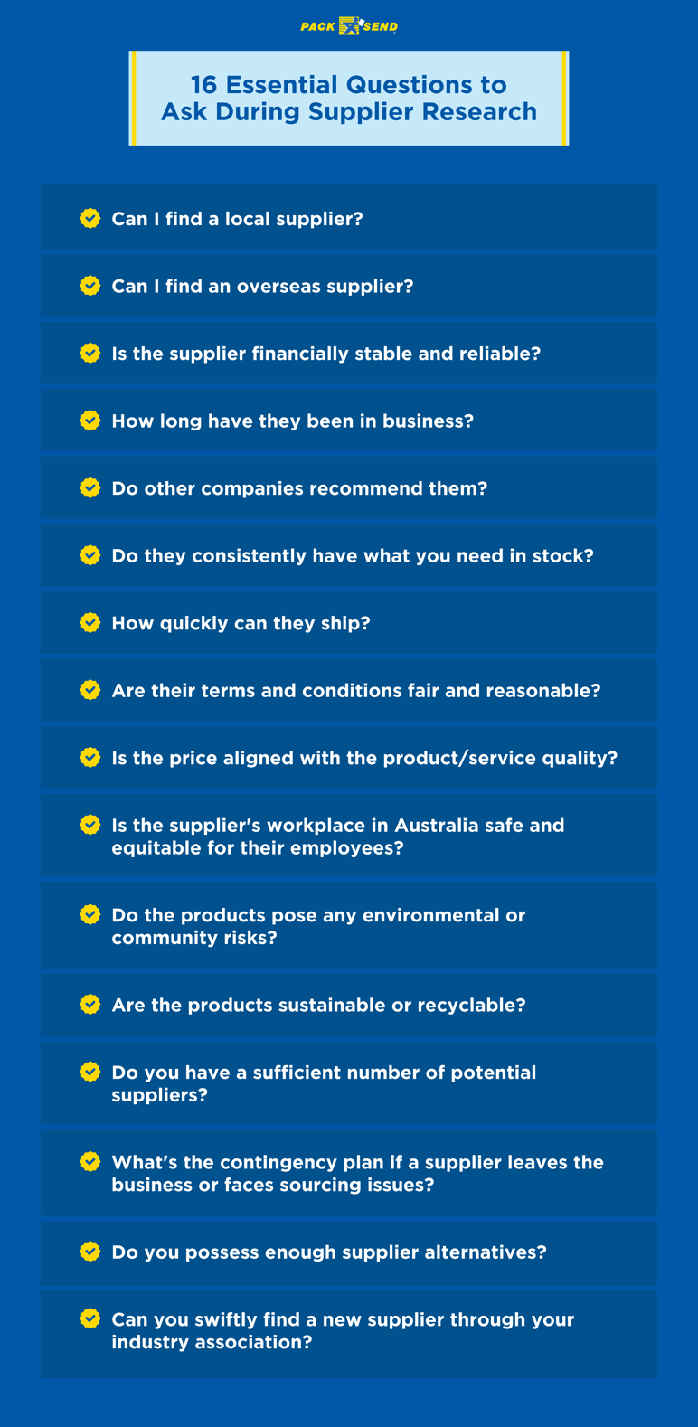 16 Essential Questions to Ask During Supplier Research